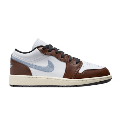 (Youth) Air Jordan 1 Low SE 'Mocha Blue Grey' FQ8156-142