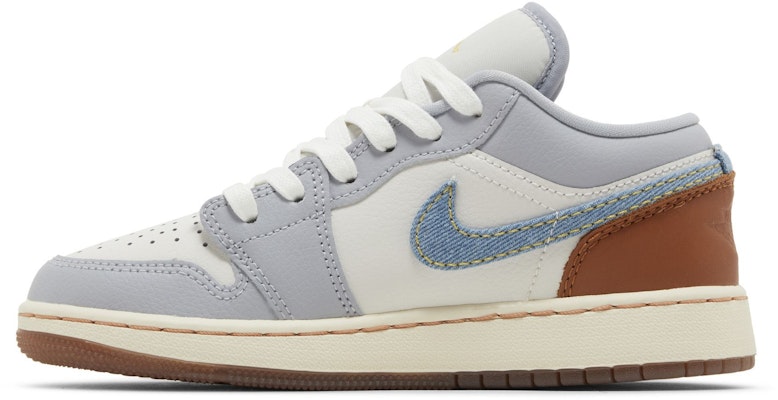 (Youth) Air Jordan 1 Low SE 'Sashiko' FZ5046-041 Lookbook (Youth) Air Jordan 1 Low SE 'Sashiko' FZ5046-041