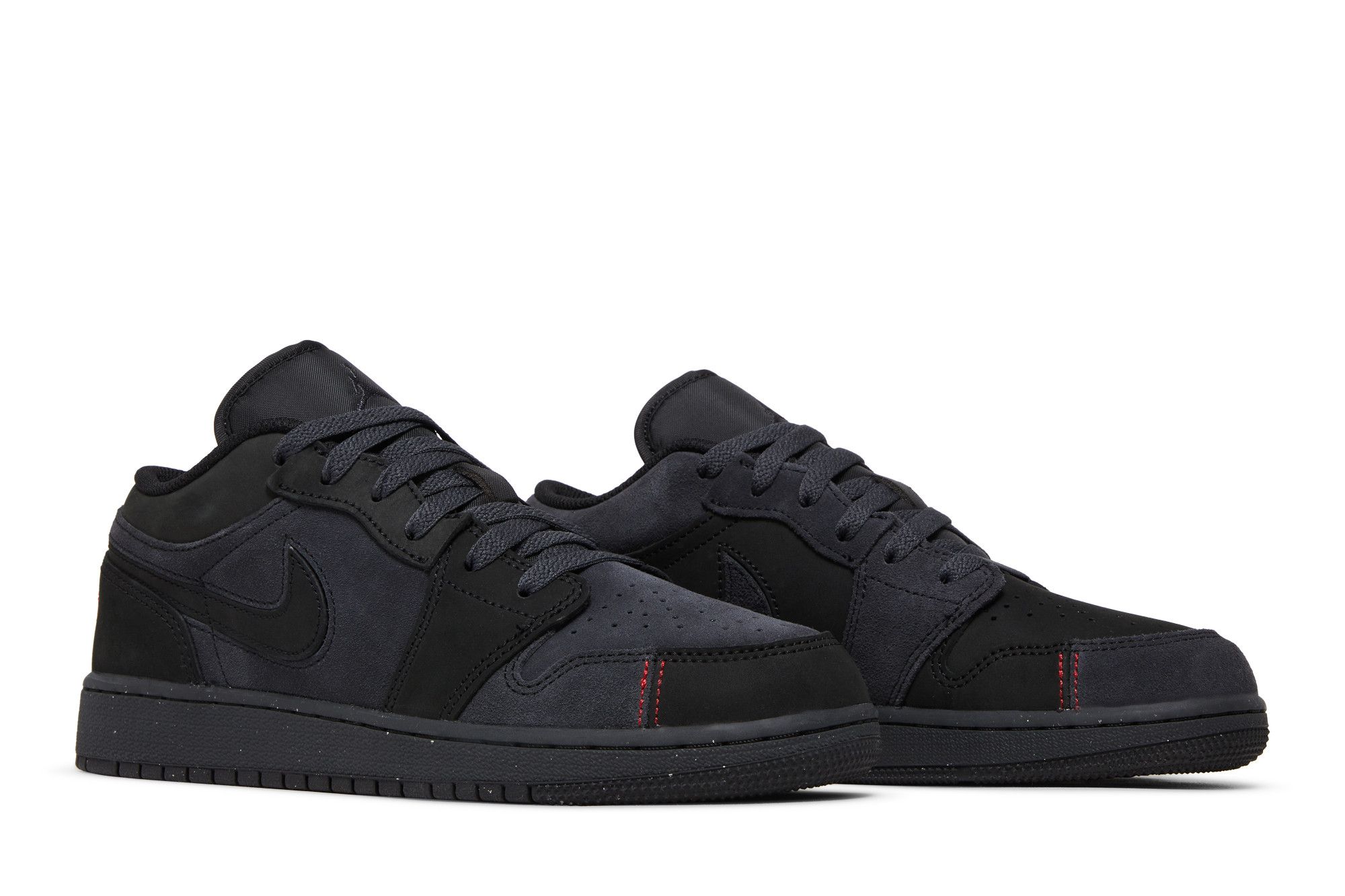 Cheap (Youth) Air Jordan 1 Low SE Craft 'Dark Smoke Red' FQ7757-001