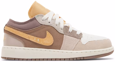 (Youth) Air Jordan 1 Low SE Craft 'Inside Out - Taupe Haze' DZ4465-200 (Youth) Air Jordan 1 Low SE Craft 'Inside Out - Taupe Haze' DZ4465-200