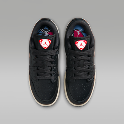 Shop (JR) Air Jordan 1 Low SE 黑色/大學紅/皇室藍/米白 IR1142-001