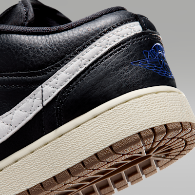Cheap (JR) Air Jordan 1 Low SE 黑色/大學紅/皇室藍/米白 IR1142-001