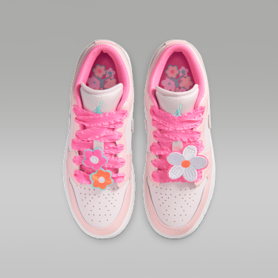 Shop (JR) Air Jordan 1 低帮 SE 粉色绽放/珍珠粉/炫橙/粉光 II1247-600