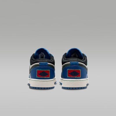 Details for (JR) Air Jordan 1 Low SE 真藍/大學紅/動感綠/黑 IO2062-400