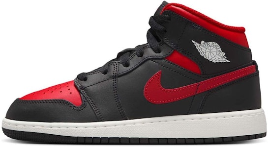 (JR) Air Jordan 1 Mid 'Hitam Merah Api' DQ8423-067 Buy (JR) Air Jordan 1 Mid 'Hitam Merah Api' DQ8423-067