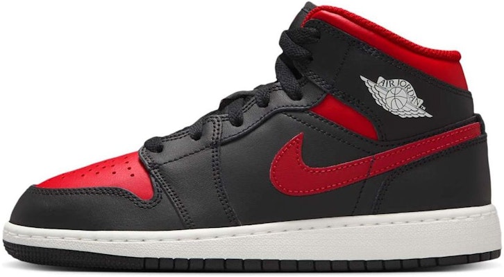(JR) Air Jordan 1 Mid 'Hitam Merah Api' DQ8423-067 Buy (JR) Air Jordan 1 Mid 'Hitam Merah Api' DQ8423-067