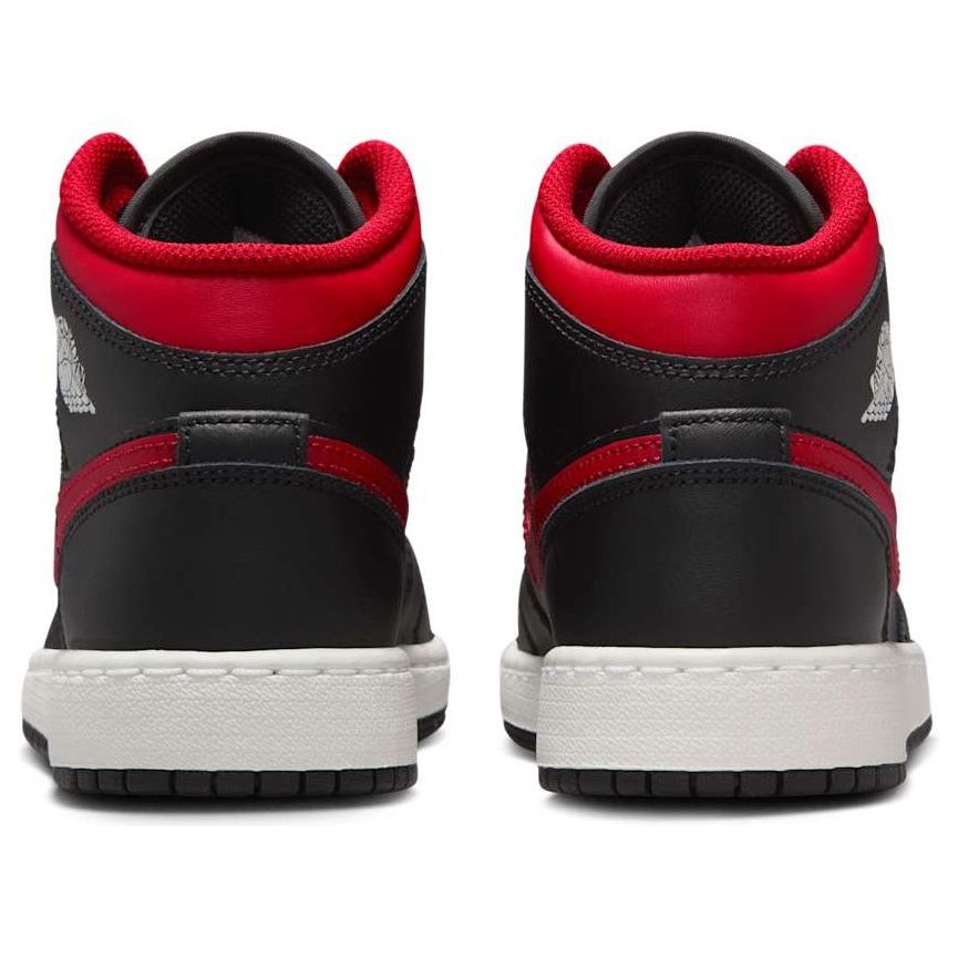 Purchase (JR) Air Jordan 1 Mid 'Hitam Merah Api' DQ8423-067