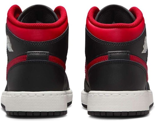 (JR) Air Jordan 1 Mid 'Hitam Merah Api' DQ8423-067 Purchase (JR) Air Jordan 1 Mid 'Hitam Merah Api' DQ8423-067