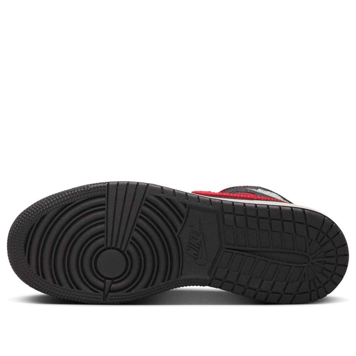 Details for (JR) Air Jordan 1 Mid 'Hitam Merah Api' DQ8423-067