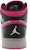 (Youth) Air Jordan 1 Mid 'Black Vivid Pink' 555112-009