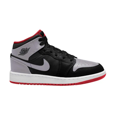 (Youth) Jordan 1 Mid 'Bred Shadow'