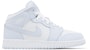 (JR) Air Jordan 1 Mid 'Cobalt Bliss' Lelaki Wanita Sneakers Biru FD8780-400