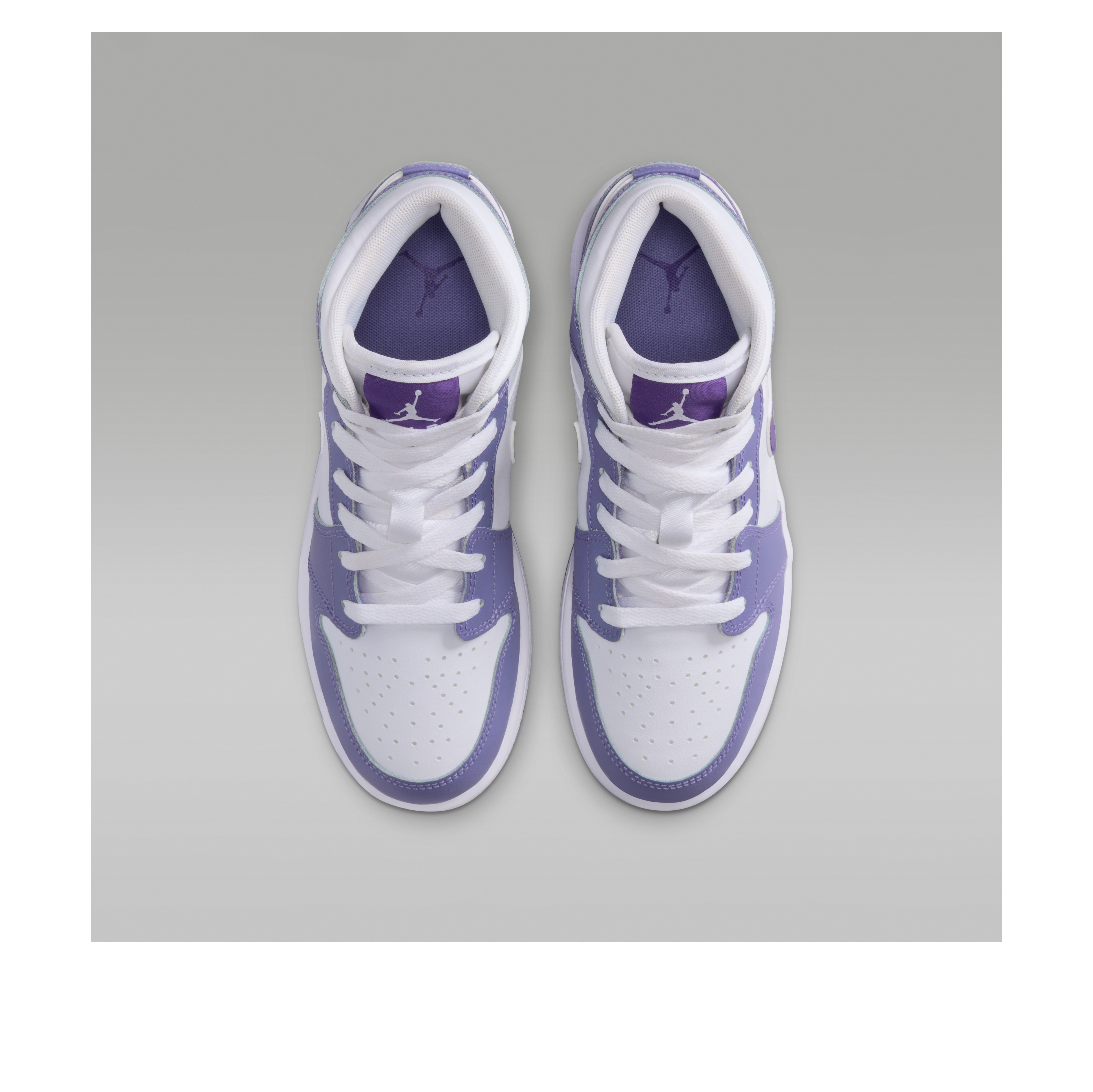 Order (JR) Air Jordan 1 Mid ''Dusty Amethyst'' Wanita DQ8423-500