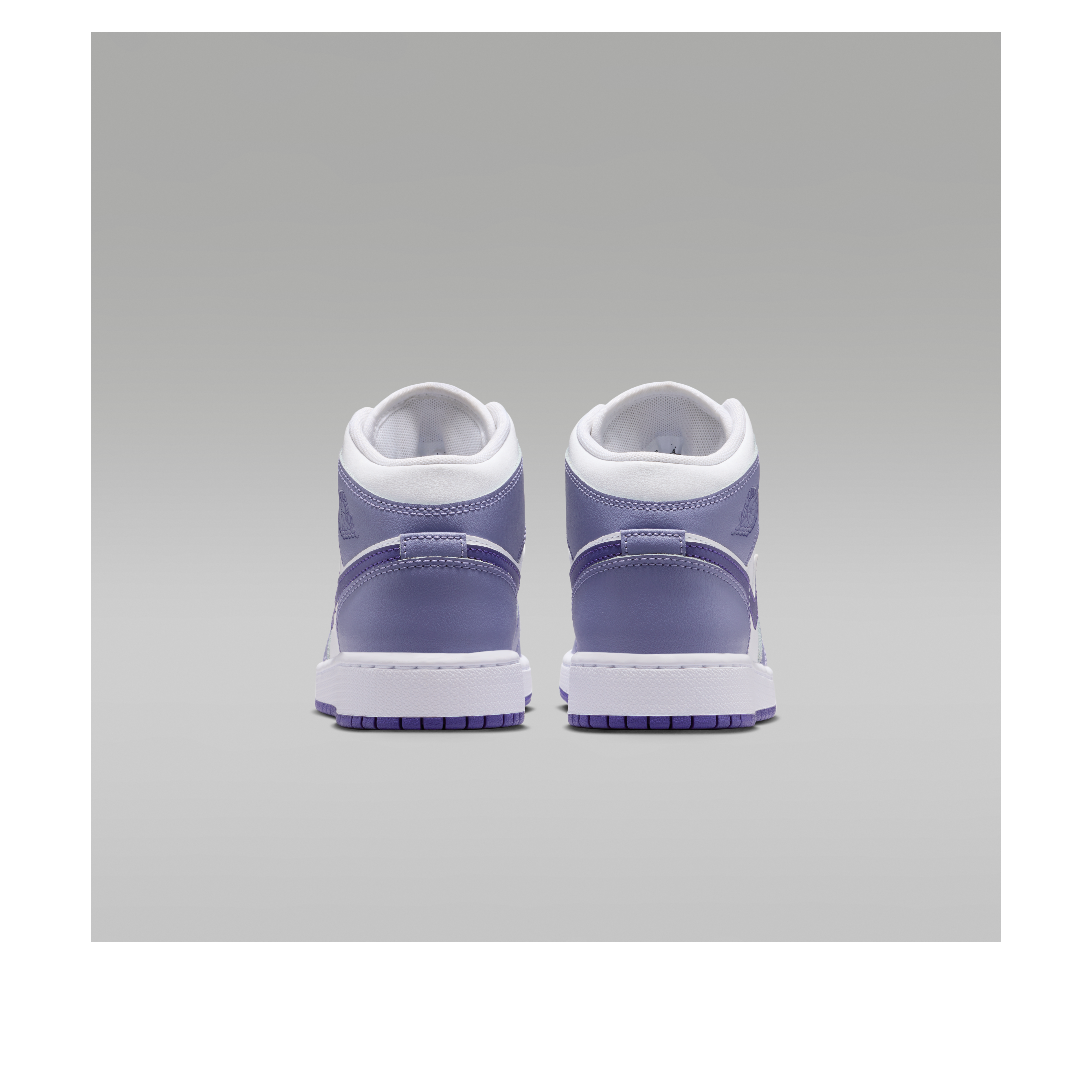 Lookbook (JR) Air Jordan 1 Mid ''Dusty Amethyst'' Wanita DQ8423-500