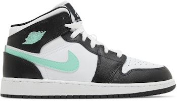 (Youth) Air Jordan 1 Mid 'Green Glow' DQ8423-103 (Youth) Air Jordan 1 Mid 'Green Glow' DQ8423-103