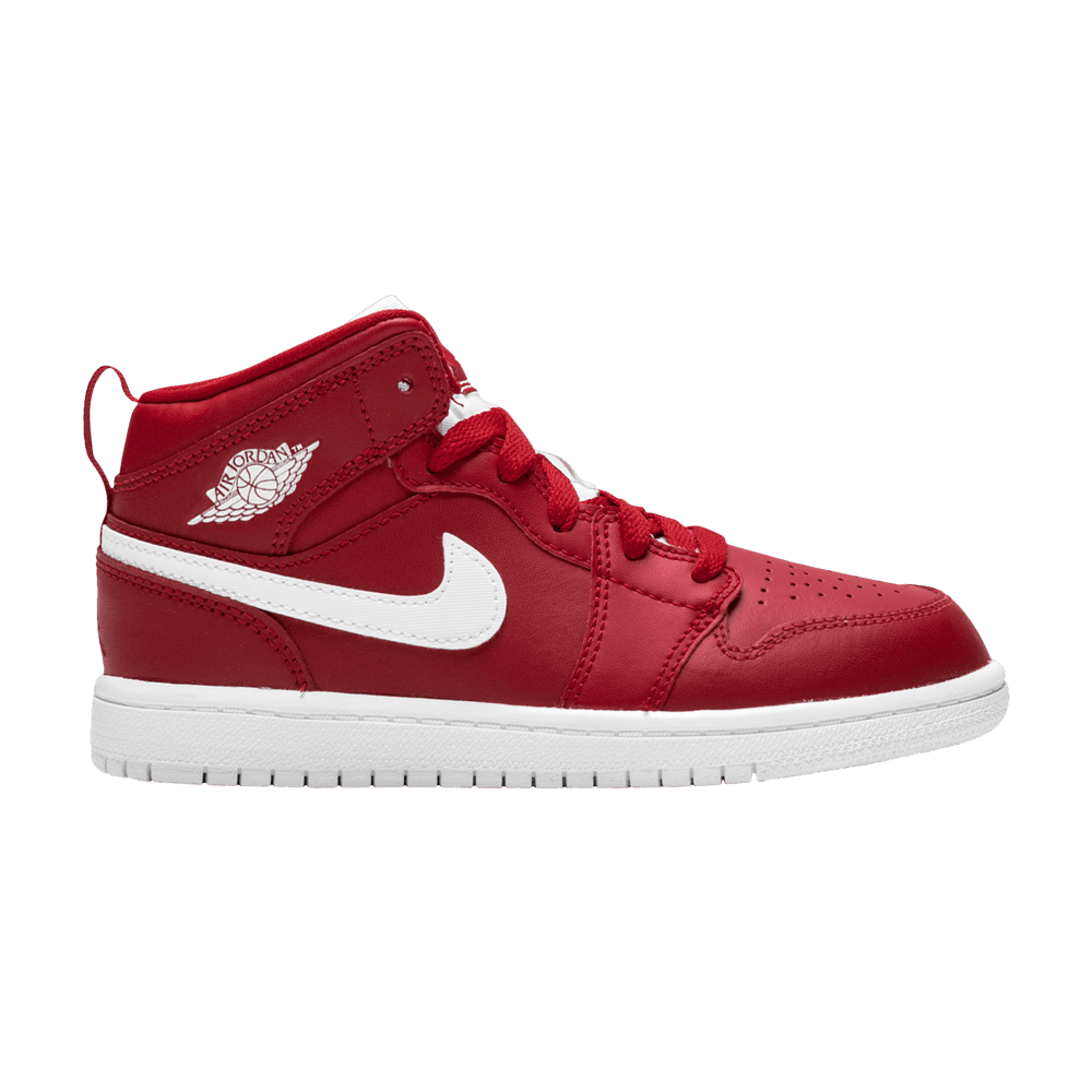 Buy (JR) Air Jordan 1 Mid 'Gym Red' Lelaki 640734-600