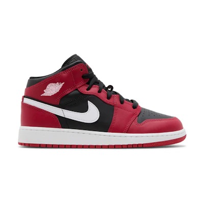 (Youth) Jordan 1 Mid 'Gym Red Black White'