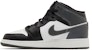(Youth) Air Jordan 1 Mid 'Iron Grey' DQ8423-001