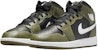 (Youth) Air Jordan 1 Mid 'Medium Olive' DQ8423-092