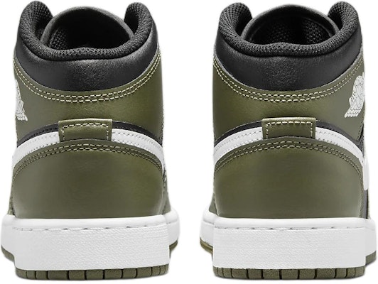 (Youth) Air Jordan 1 Mid 'Medium Olive' DQ8423-092 Details for (Youth) Air Jordan 1 Mid 'Medium Olive' DQ8423-092