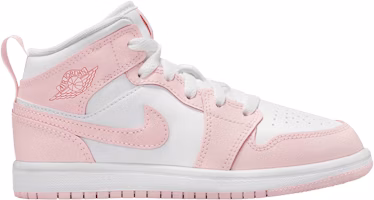(Youth) Air Jordan 1 Mid 'Pink Foam Fire Red' DQ8424-608 (Youth) Air Jordan 1 Mid 'Pink Foam Fire Red' DQ8424-608