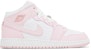 (Youth) Air Jordan 1 Mid 'Pink Foam Fire Red' DQ8423-608