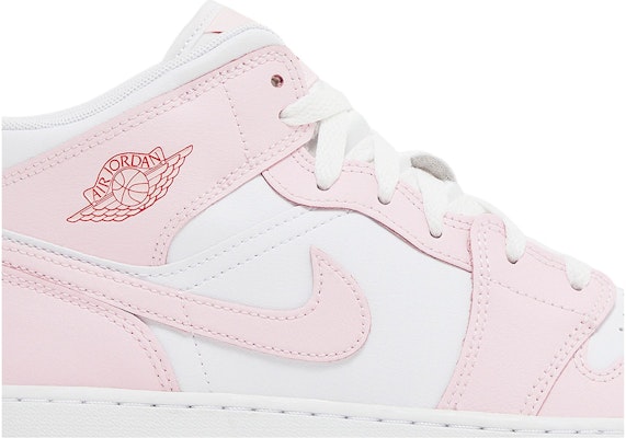 (Youth) Air Jordan 1 Mid 'Pink Foam Fire Red' DQ8423-608 Order (Youth) Air Jordan 1 Mid 'Pink Foam Fire Red' DQ8423-608