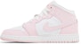 (Youth) Air Jordan 1 Mid 'Pink Foam Fire Red' DQ8423-608