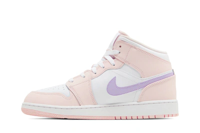 (Youth) Air Jordan 1 Mid 'Pink Wash' FD8780-601