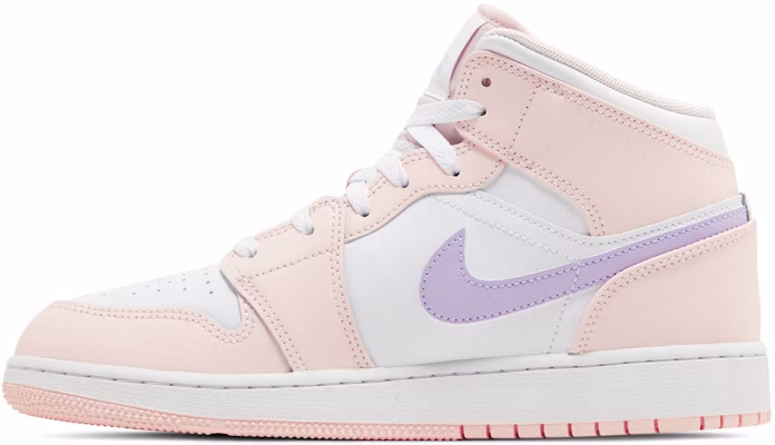 (Youth) Air Jordan 1 Mid 'Pink Wash' FD8780-601 Lookbook (Youth) Air Jordan 1 Mid 'Pink Wash' FD8780-601