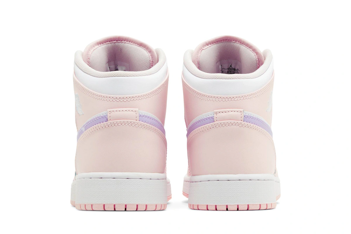 (Youth) Air Jordan 1 Mid 'Pink Wash' FD8780-601