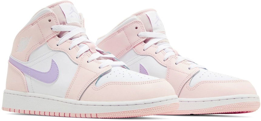 (Youth) Air Jordan 1 Mid 'Pink Wash' FD8780-601 Cheap (Youth) Air Jordan 1 Mid 'Pink Wash' FD8780-601