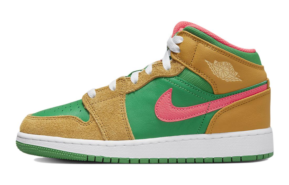 Buy (JR) Air Jordan 1 Mid 'Powerwall BRS' DX4365-700