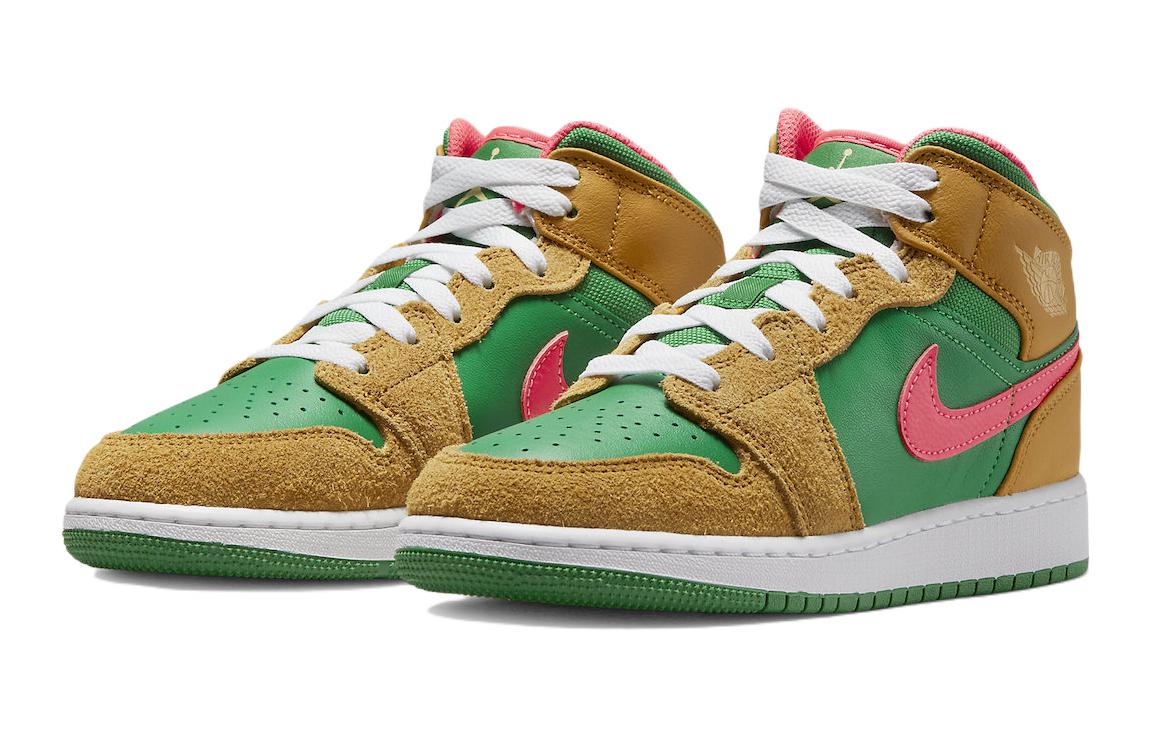 Lookbook (JR) Air Jordan 1 Mid 'Powerwall BRS' DX4365-700