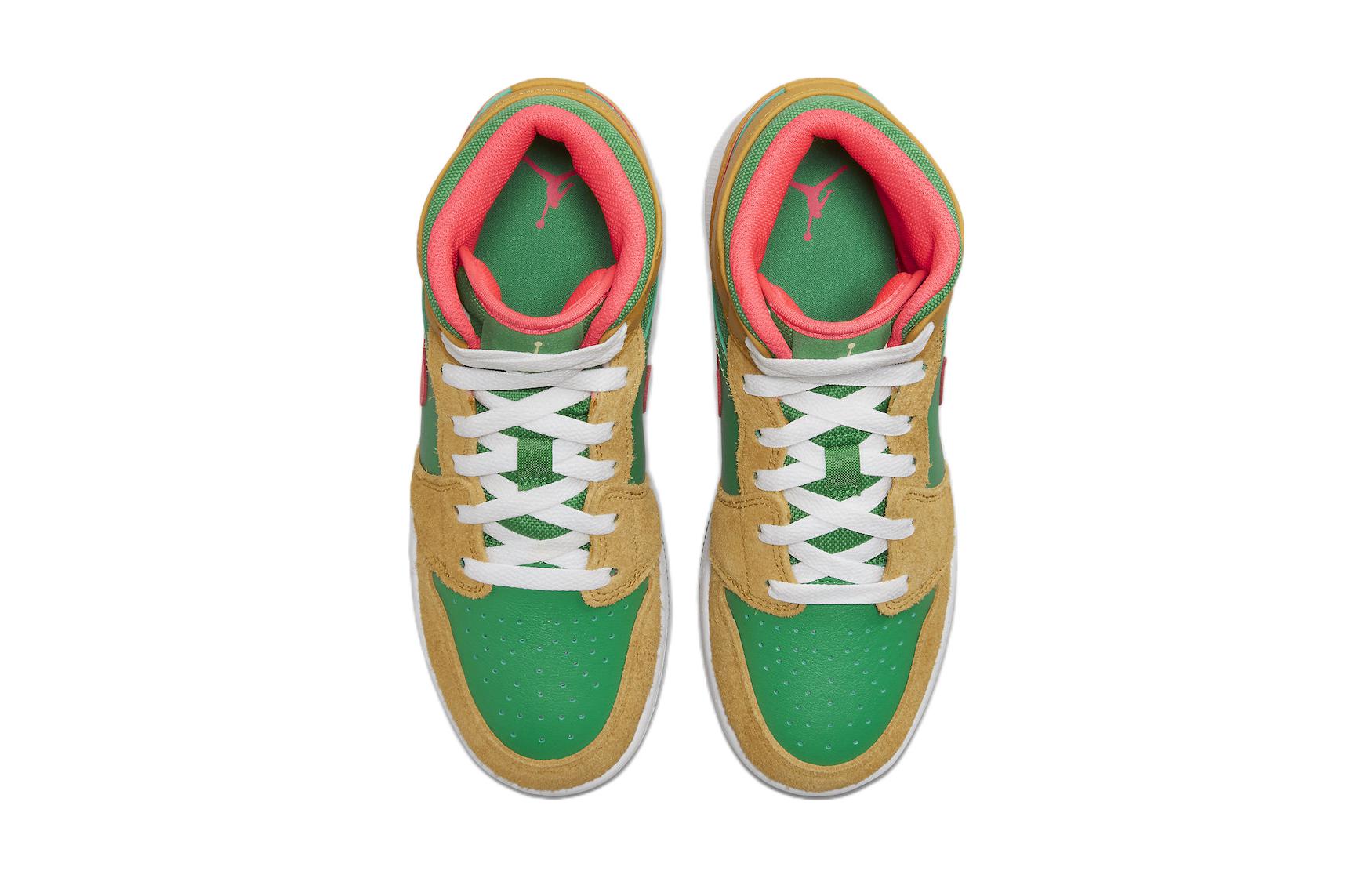 Shop (JR) Air Jordan 1 Mid 'Powerwall BRS' DX4365-700