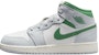 (Youth) Air Jordan 1 Mid 'Summit White Pine Green' DQ8423-142