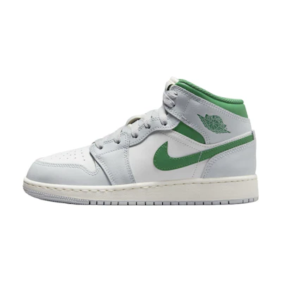(Youth) Jordan 1 Mid 'Summit White Pine Green'