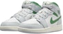 (Youth) Air Jordan 1 Mid 'Summit White Pine Green' DQ8423-142