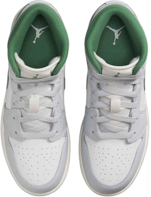 (Youth) Air Jordan 1 Mid 'Summit White Pine Green' DQ8423-142 Lookbook (Youth) Air Jordan 1 Mid 'Summit White Pine Green' DQ8423-142