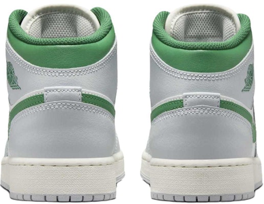 (Youth) Air Jordan 1 Mid 'Summit White Pine Green' DQ8423-142 Shop (Youth) Air Jordan 1 Mid 'Summit White Pine Green' DQ8423-142