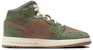 (JR) Air Jordan 1 Mid 'Treeline' Lelaki Wanita Kasut FQ8101-200