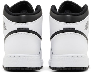 喬丹 Air Jordan 1 Mid GS 高筒 兒童籃球鞋 中童 白黑 Details for 喬丹 Air Jordan 1 Mid GS 高筒 兒童籃球鞋 中童 白黑