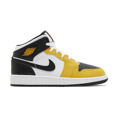 (Youth) Jordan 1 Mid 'Yellow Ochre'