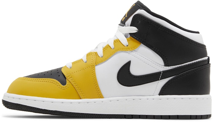 (JR) Air Jordan 1 Mid 'Kuning Ochre' DQ8423-701 Lookbook (JR) Air Jordan 1 Mid 'Kuning Ochre' DQ8423-701