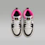 Shop (JR) Air Jordan 1 Mid Negro/Blanco Rosado/Ciclo Rosa/Oro Universitario II1252-001