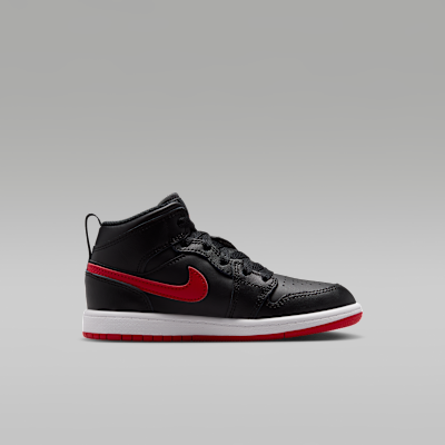 Lookbook (JR) Air Jordan 1 MID Nero/Bianco/Rosso Università DQ8424-005