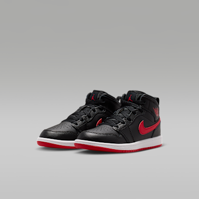 Purchase (JR) Air Jordan 1 MID Nero/Bianco/Rosso Università DQ8424-005