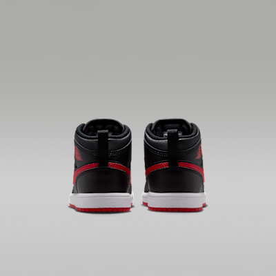 Details for (JR) Air Jordan 1 MID Nero/Bianco/Rosso Università DQ8424-005