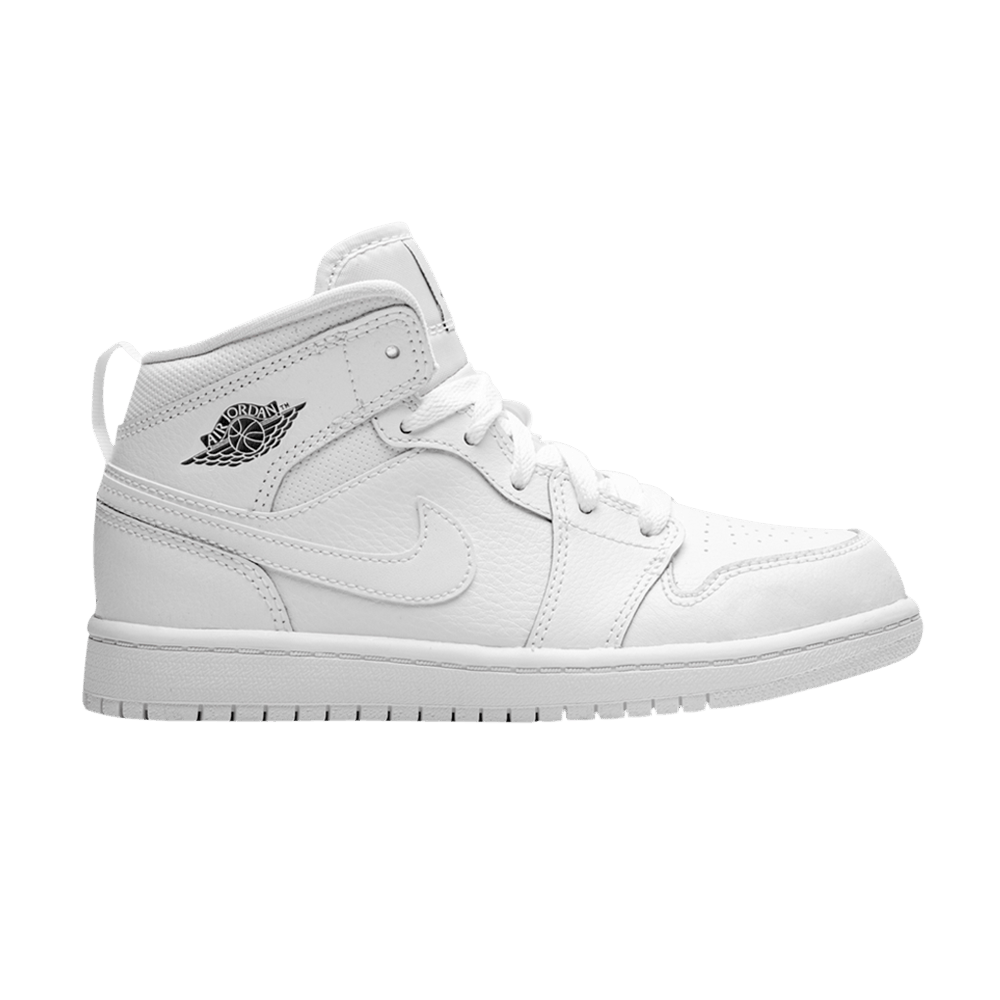 Buy (JR) Air Jordan 1 Mid BP '白色冷灰' 640734-102