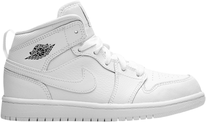 (JR) Air Jordan 1 Mid BP 'Blanco Gris Frío' 640734-102 Buy (JR) Air Jordan 1 Mid BP 'Blanco Gris Frío' 640734-102